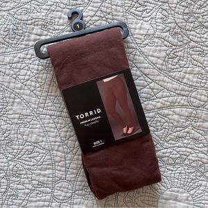Torrid Full Length Premium Legging Size 1X 14 16 Brown